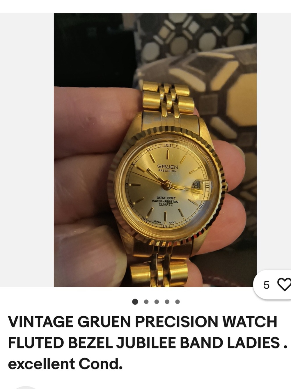 #2242^^ Gold-Tone /Silver Women's Bracelet Vintage 80’s & 90’s Watch - Picture 7 of 17